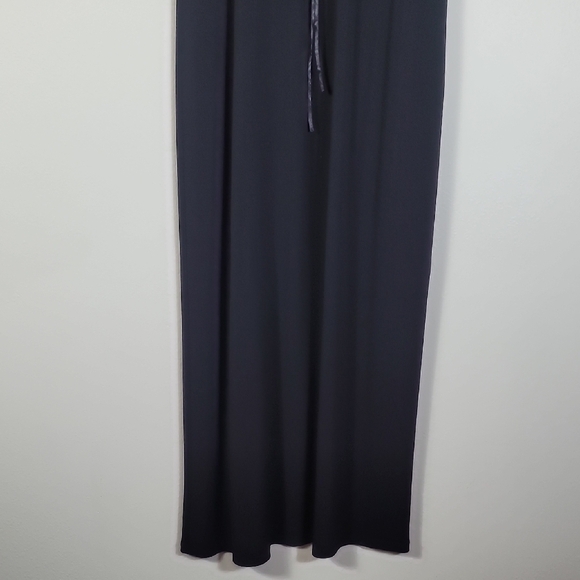 Y2K Vintage Limited Long Sleeve Maxi Dress Size XL Black Whimsigoth 90s Modest - Picture 4 of 16
